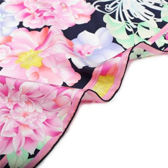 Silk Scarf Women Colorful