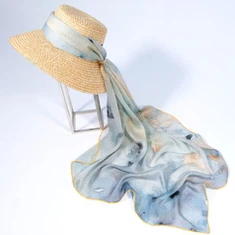 Custom Print Silk Shawl Tootja