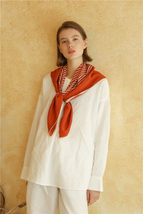 Digitaalprintimise kohandatud kunstikujundusega siidisall leedi jaoks