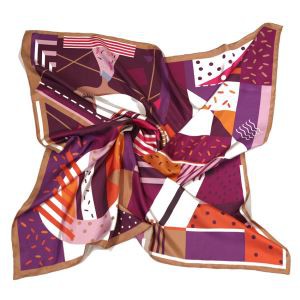 Lilla siidist taskurätik